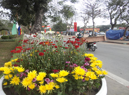 Thành phố Vinh rộn ràng đón chào ngày đầu năm